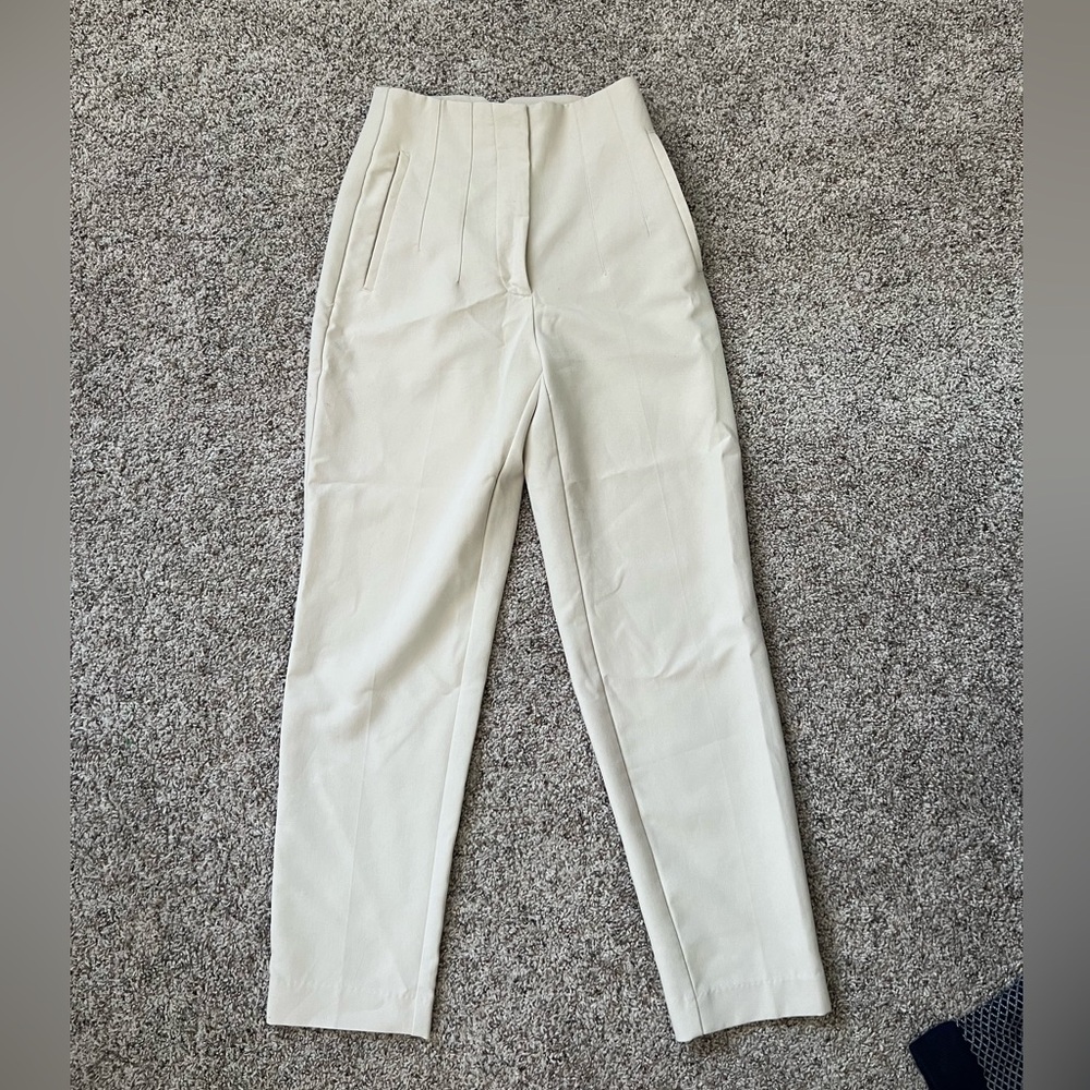 Zara high waisted trouser